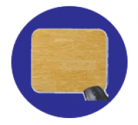 Mousepad aus Holz